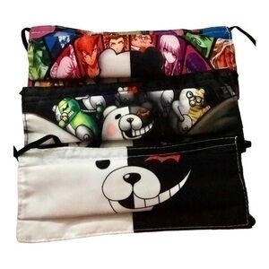 NWT Three Cute Cartoon Character Face Mask With Filters